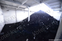 Закрытый угольный склад модульной котельной твердотопливной