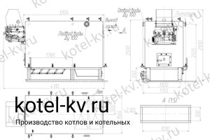 Чертеж котла КВм-1.5 с ЗП РПК